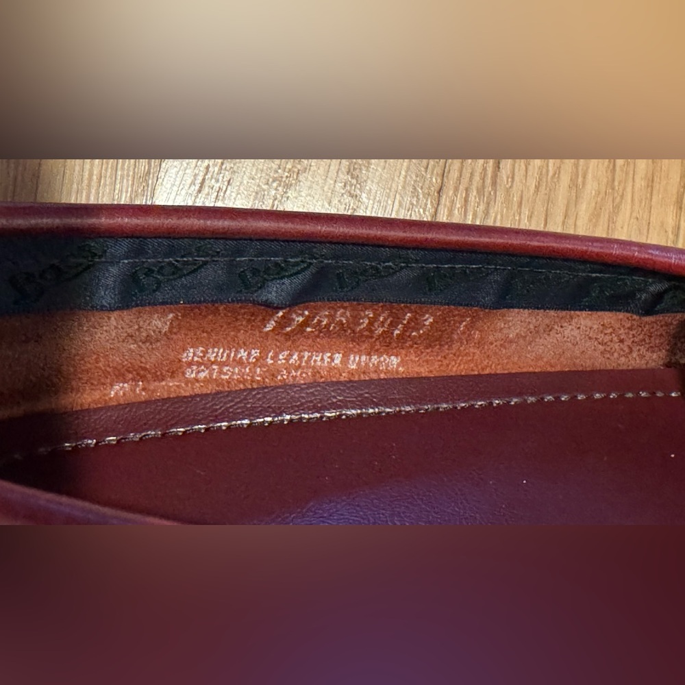 GH Bass Tassel Loafers 👞 burgundy wine color - Picture 7 of 10